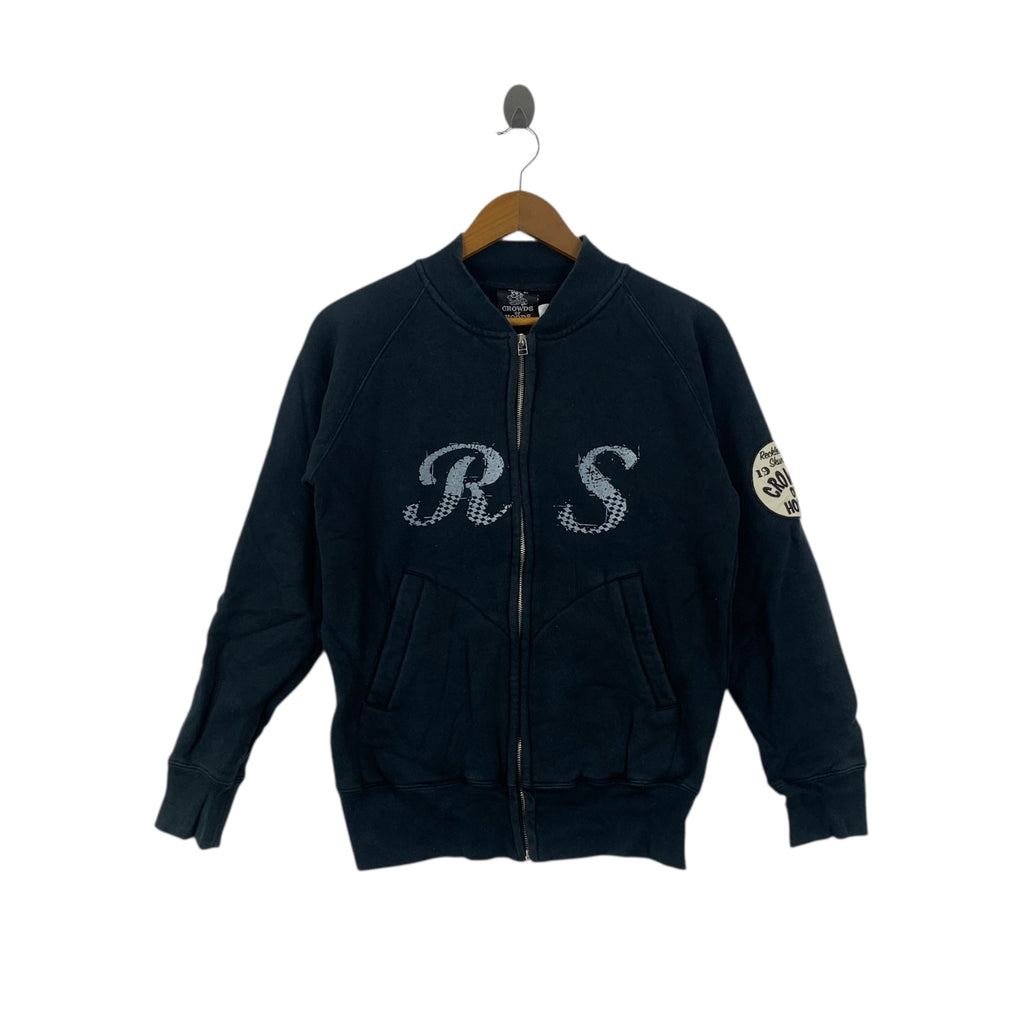 CROWDS OF HOODS Lucky Rudy Recklessly Skunk Jacket Sweater Zipper Skull Punk