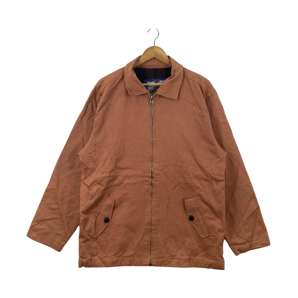 Vintage EPIDEMIC  Zip-Up Jacket Plaid LWorkwear Style