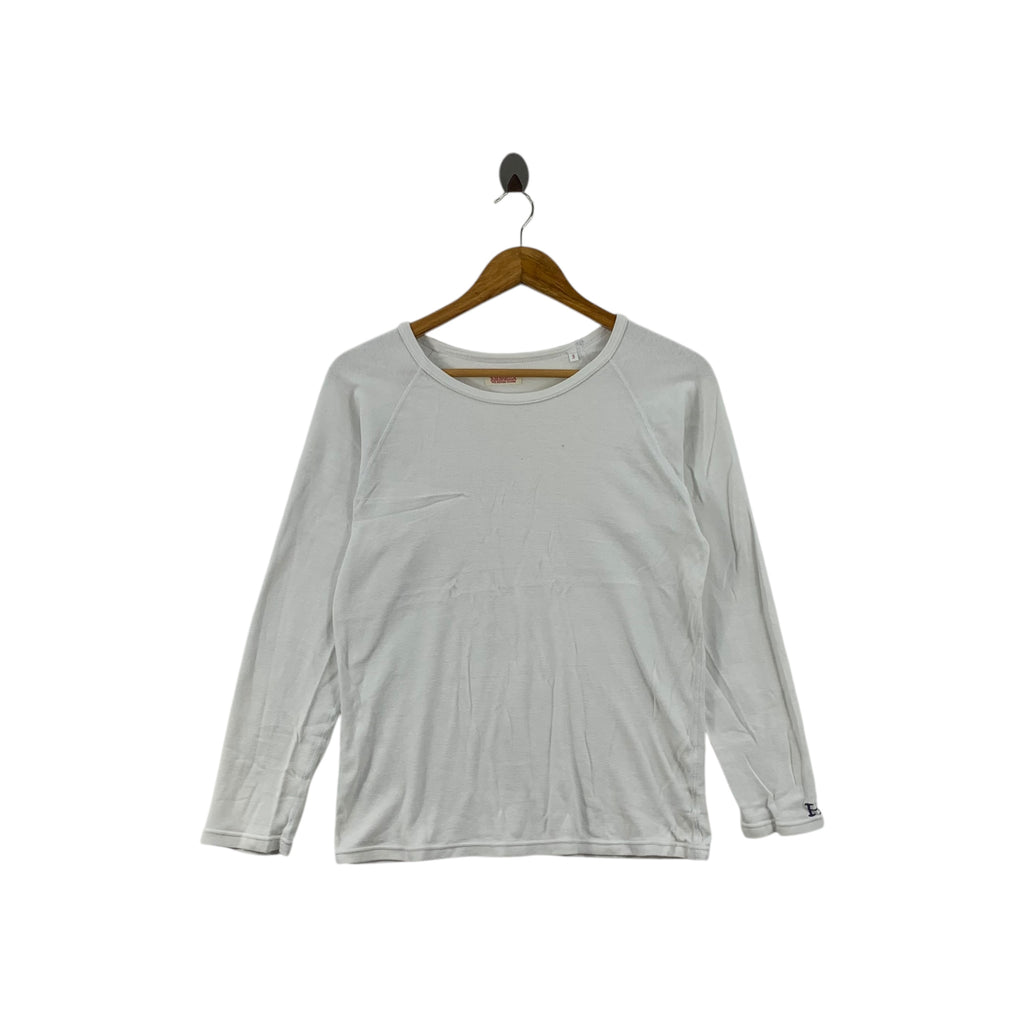 HOLLYWOOD RANCH MARKET Hr Minimalist Design Tee Shirt Top Plain Long Sleeve
