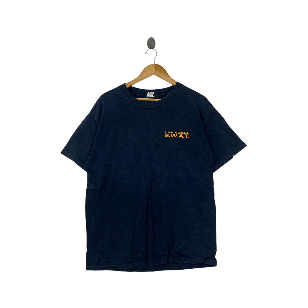 Vintage LAS VEGAS S.W.A.T Crime Scene Investigation Tee Shirt Top Series Movie