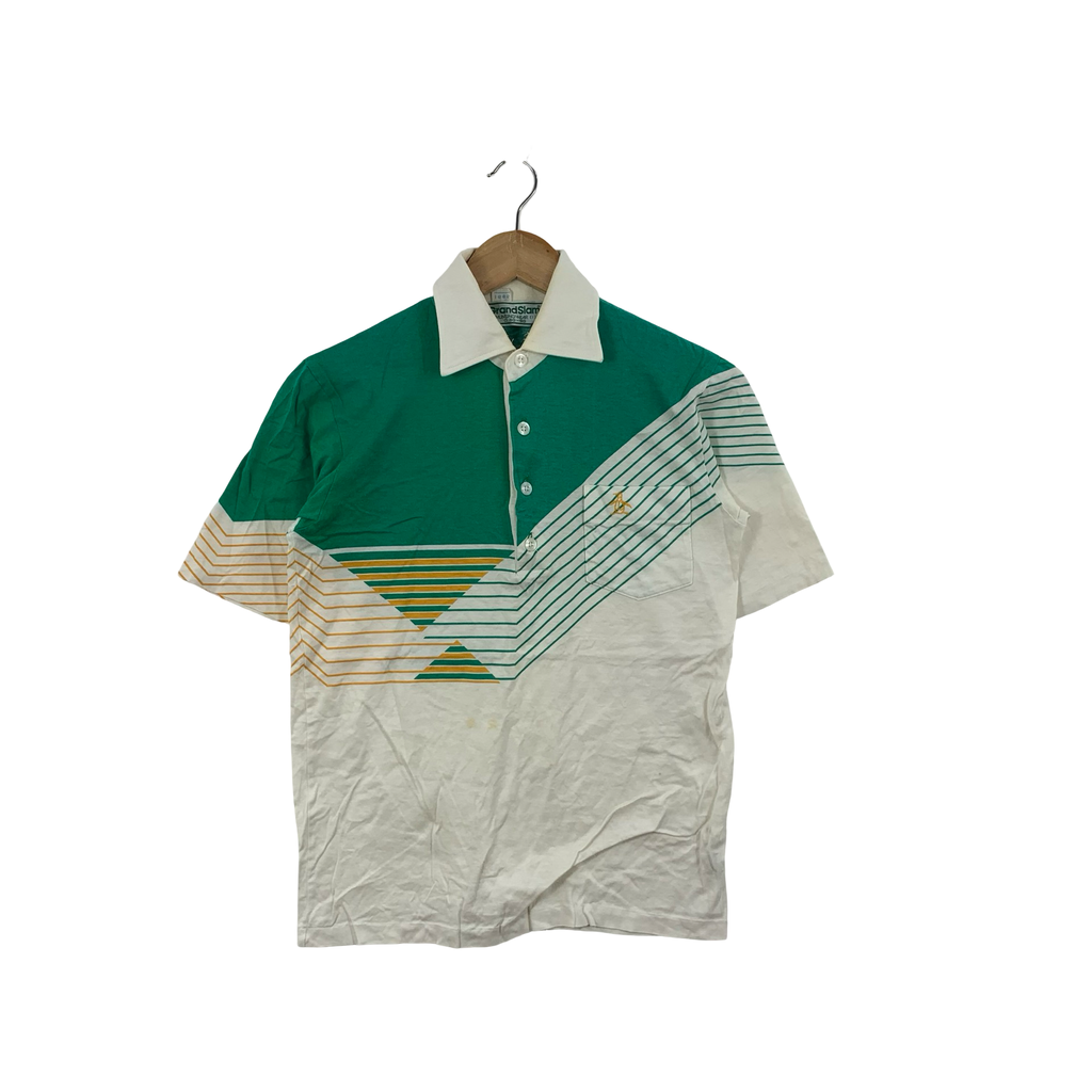 Vintage 90s GRAND SLAM MUNSINGWEAR Penguin Polo Tee Shirt Top Golf Embroidered Logo