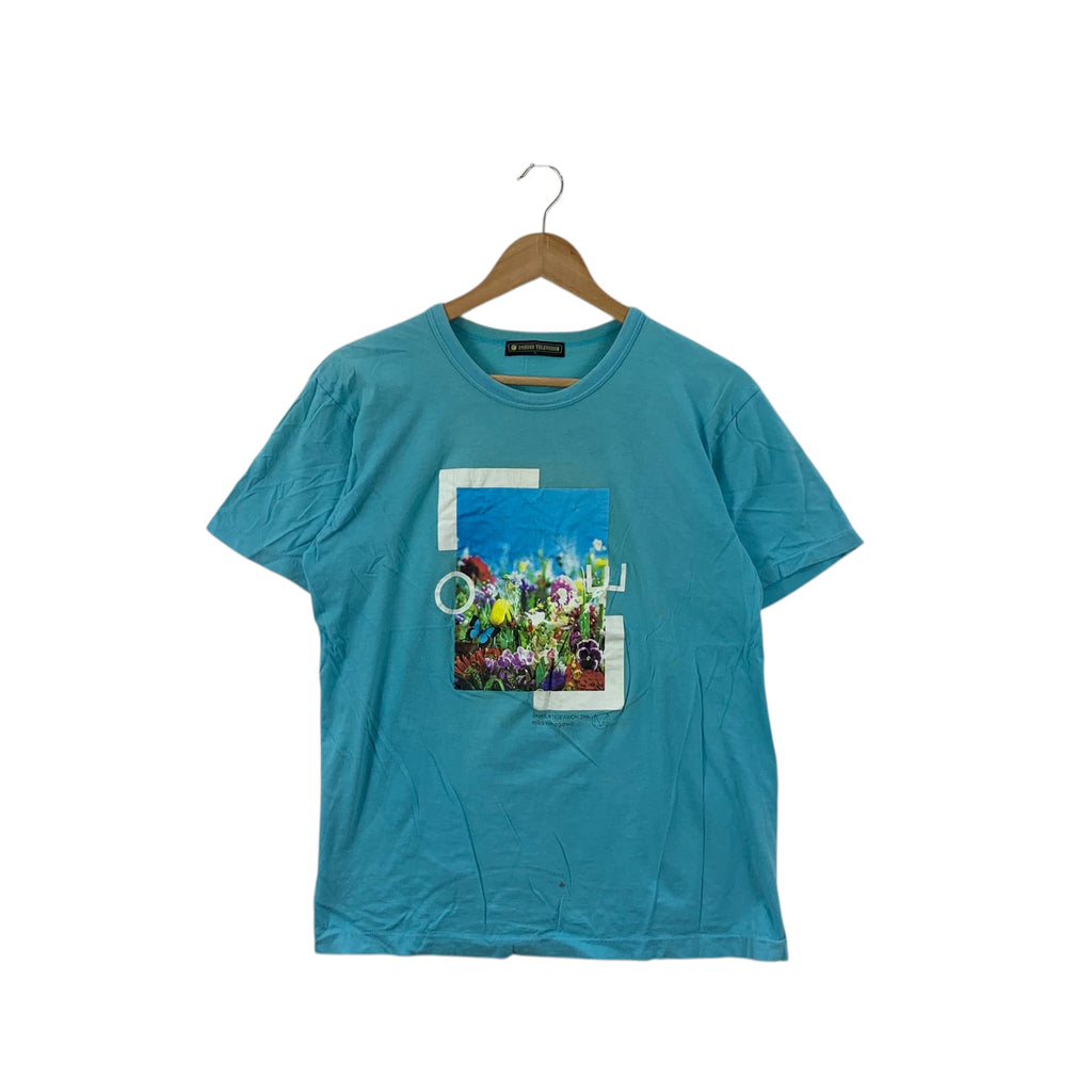 Vintage 24TH TELEVISION x MIKA NINAGAWA Photography Tee Shirt Top Fotofolio Illustration