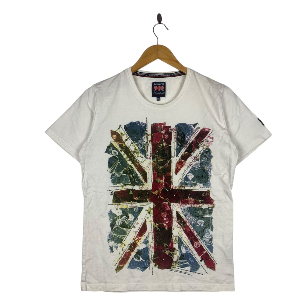 ADMIRAL ENGLAND x MEN’s BIGI Union Jack Flag Tee Shirt Top UK Short Sleeve