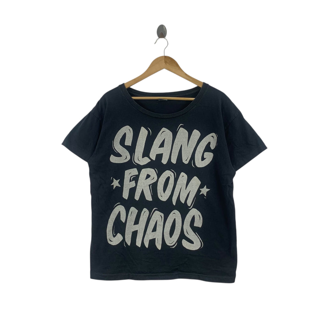 Vintage RNA INC ALTERNATIVE Slang From Chaos Tee Shirt Top Punk Rebel