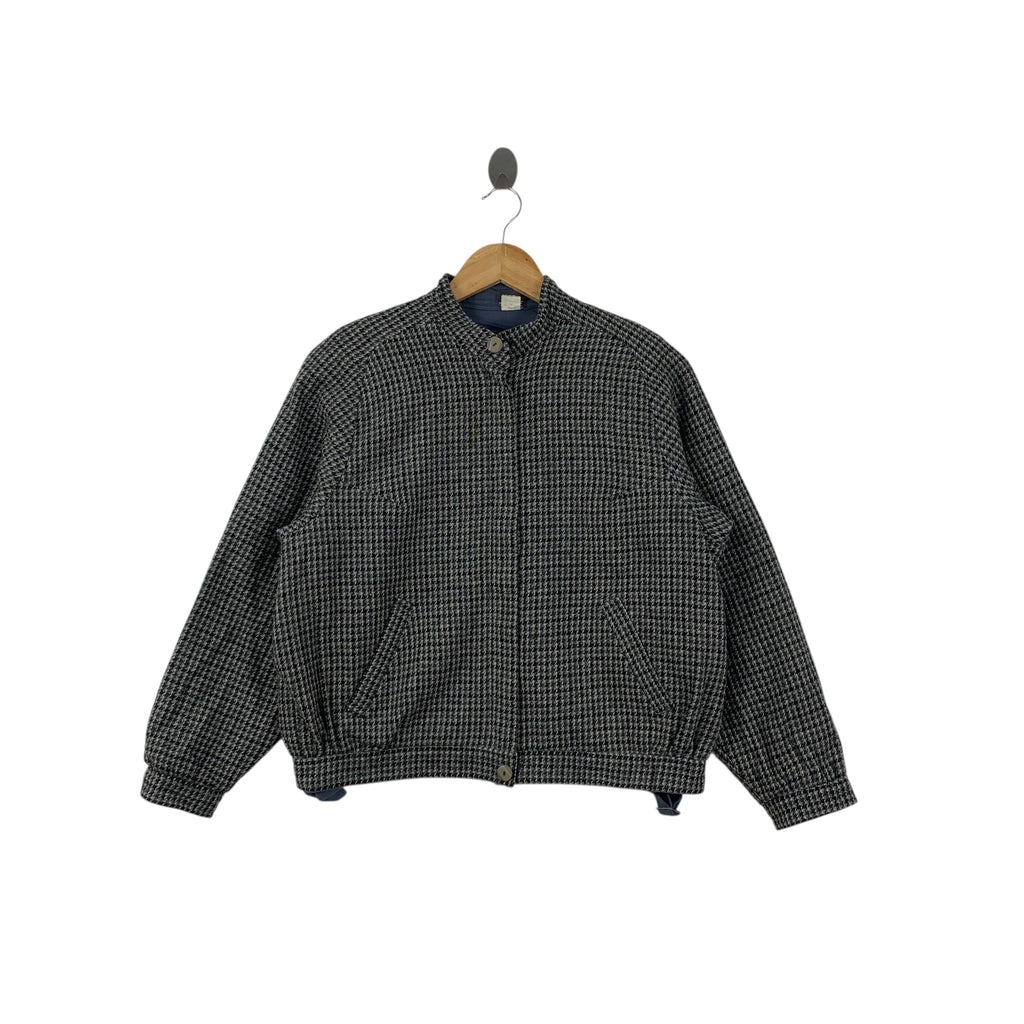Vintage JAPAN DESIGNER HOUNDSTOOTH Nova Checks Jacket Baracuta Classic Style