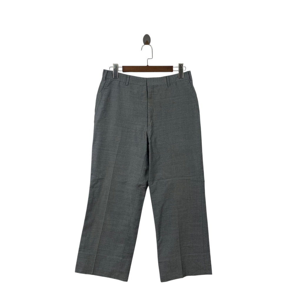 Vintage 90’ BURBERRY LONDON Grey Casual Pant Trouser Casual Slack Workwear