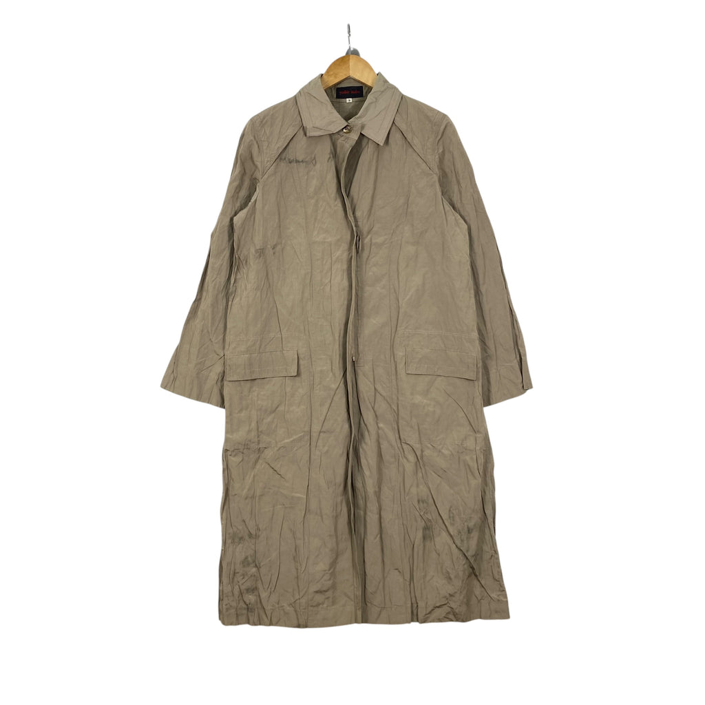 Vintage YOSHIIE INABA  Trench Coat Long Jacket Minimalist Classic Outerwear Japanese Designer Fashion
