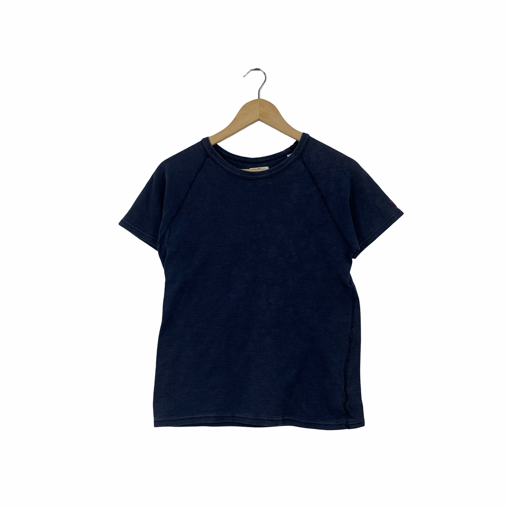 HR MARKET We Never Close Natural Sun Faded Plain Tee Shirt Top Japanese Brand