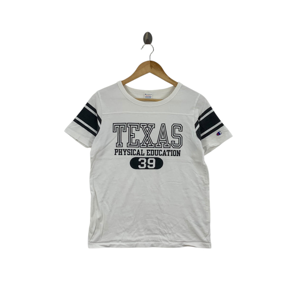 CHAMPION x TEXAS PHYSICAL EDUCATION University Tee Shirt Top Collegiate Club