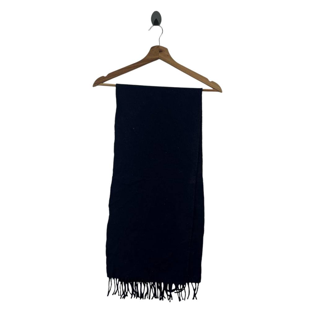 Vintage ROBERTSON SCOTLAND Minimalist Design Muffler Scarf Shawl Fringes