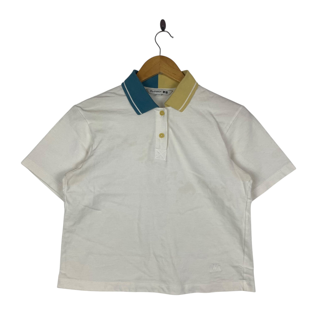 JW ANDERSON x UNIQLO Collaboration Cropped Top Polo Tee Shirt Top Collar Short Sleeve