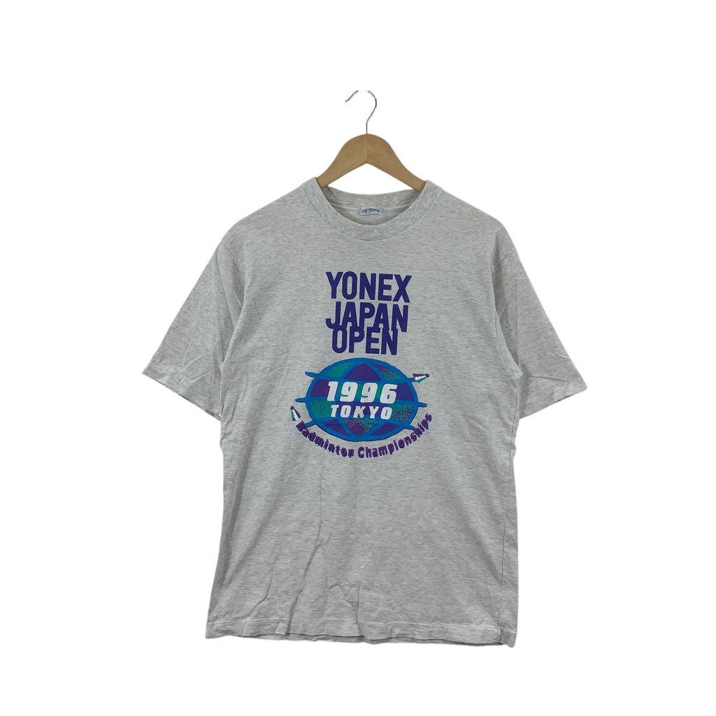Vintage 1996 YONEX JAPAN BADMINTON Championship Tee Shirt Top Thomas Cup Team