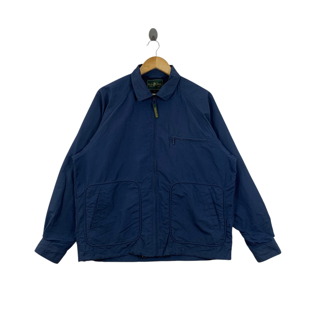Vintage 90s POLO CLUB PONY Classic Design Jacket Windbreaker Outdoor
