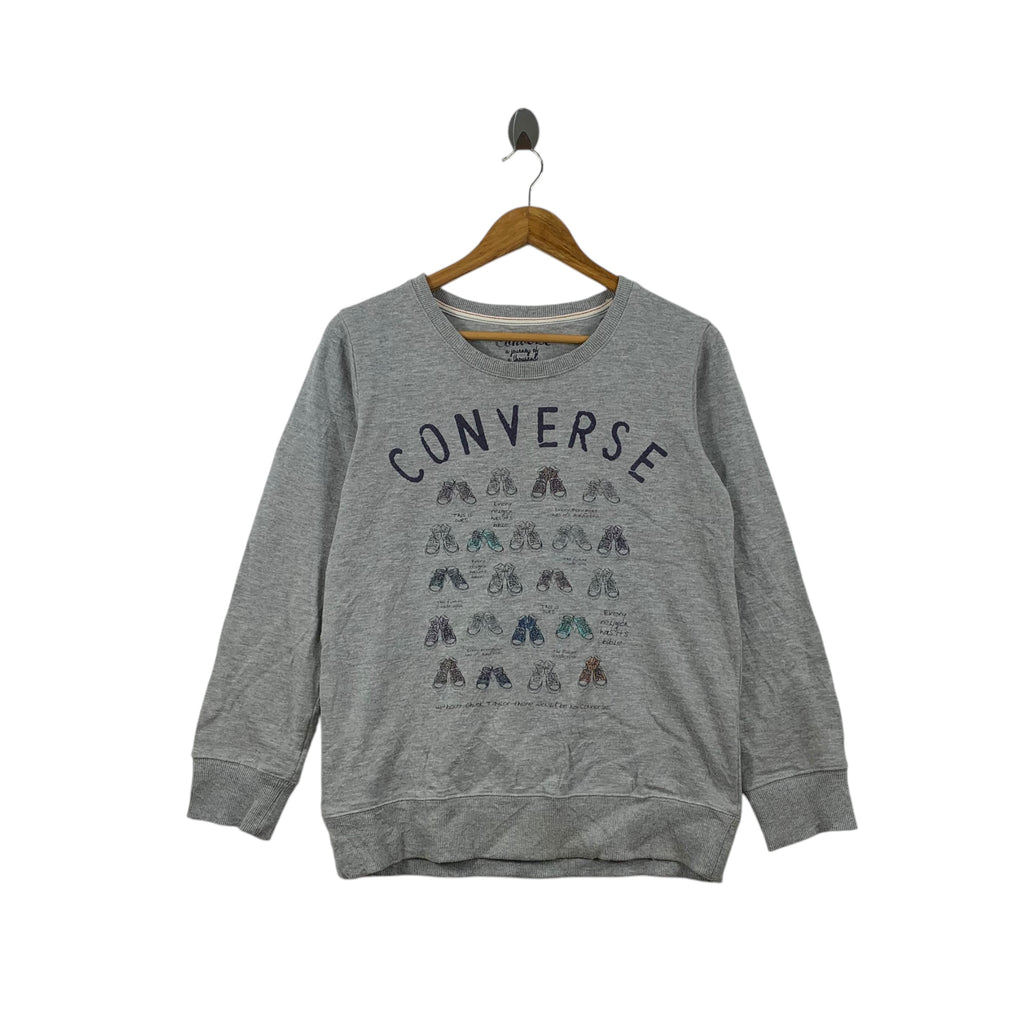 CONVERSE ALL STAR Chuck Taylor Shoes Sweatshirt Sweater Pullover Jumper
