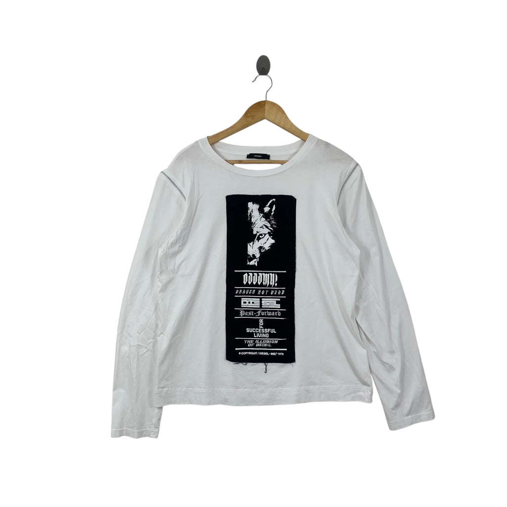 DIESEL ITALY WEREWOLF For The Brave Collection Tee Shirt Top Long Sleeve
