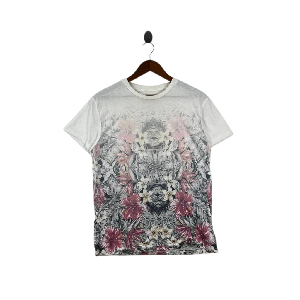 PACIFIC BLUE AZTEC Navajo Floral Hawaii AOP Aboriginal Tee Shirt Top All Over Print