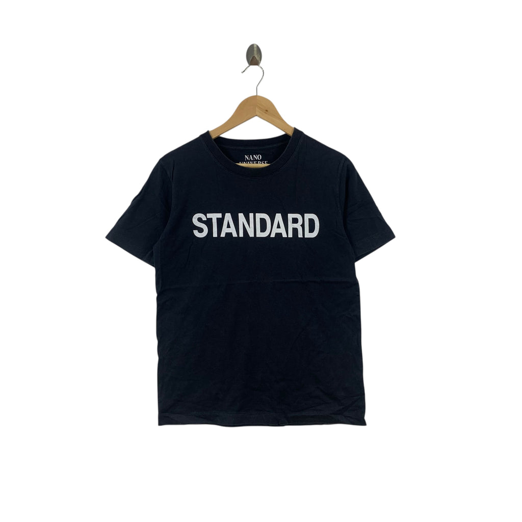 NANO UNIVERSE JAPAN Basement Collection Tee Shirt Top Standard Spell Out