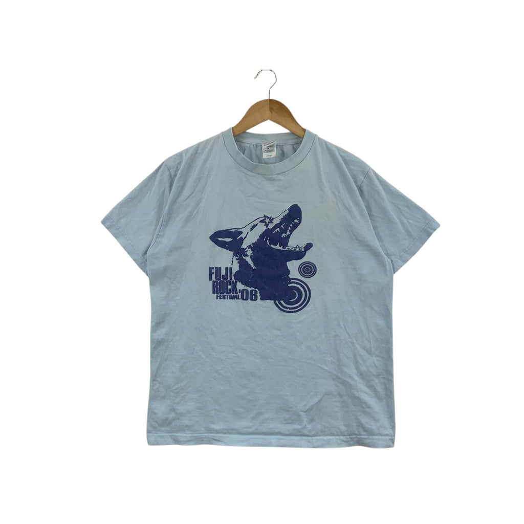 Vintage FUJI ROCK FESTIVAL 2006 Red Hot Chili Peppers Tee Shirt Top Headliners