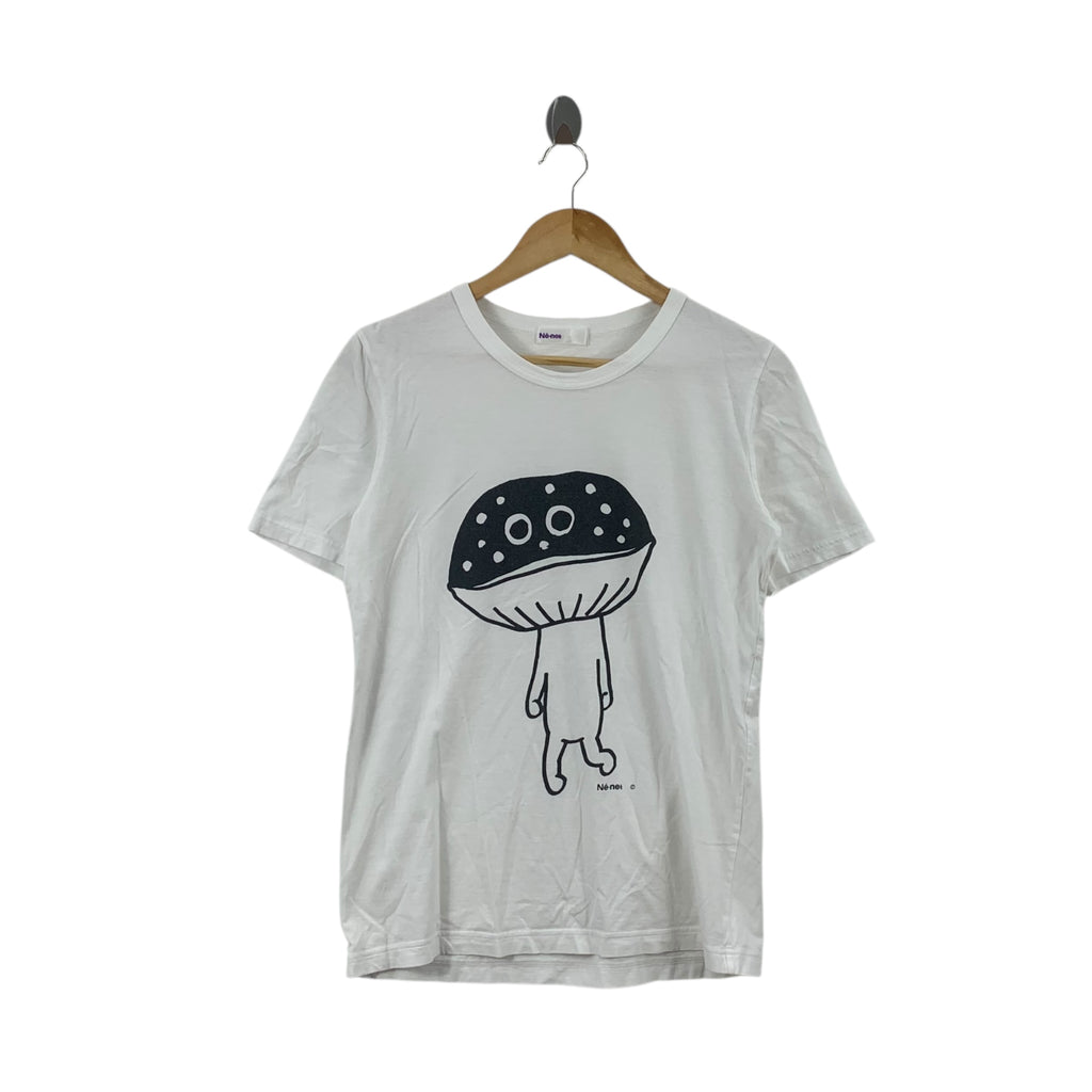 NE-NET TSUMORI CHISATO Mushroom Hoshino Tee Shirt Top Issey Miyake Collection