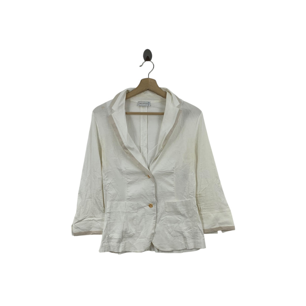 Vintage DELLEPIANE PARIS Collection 2 Button Coat Blazer Sport Made In Italy
