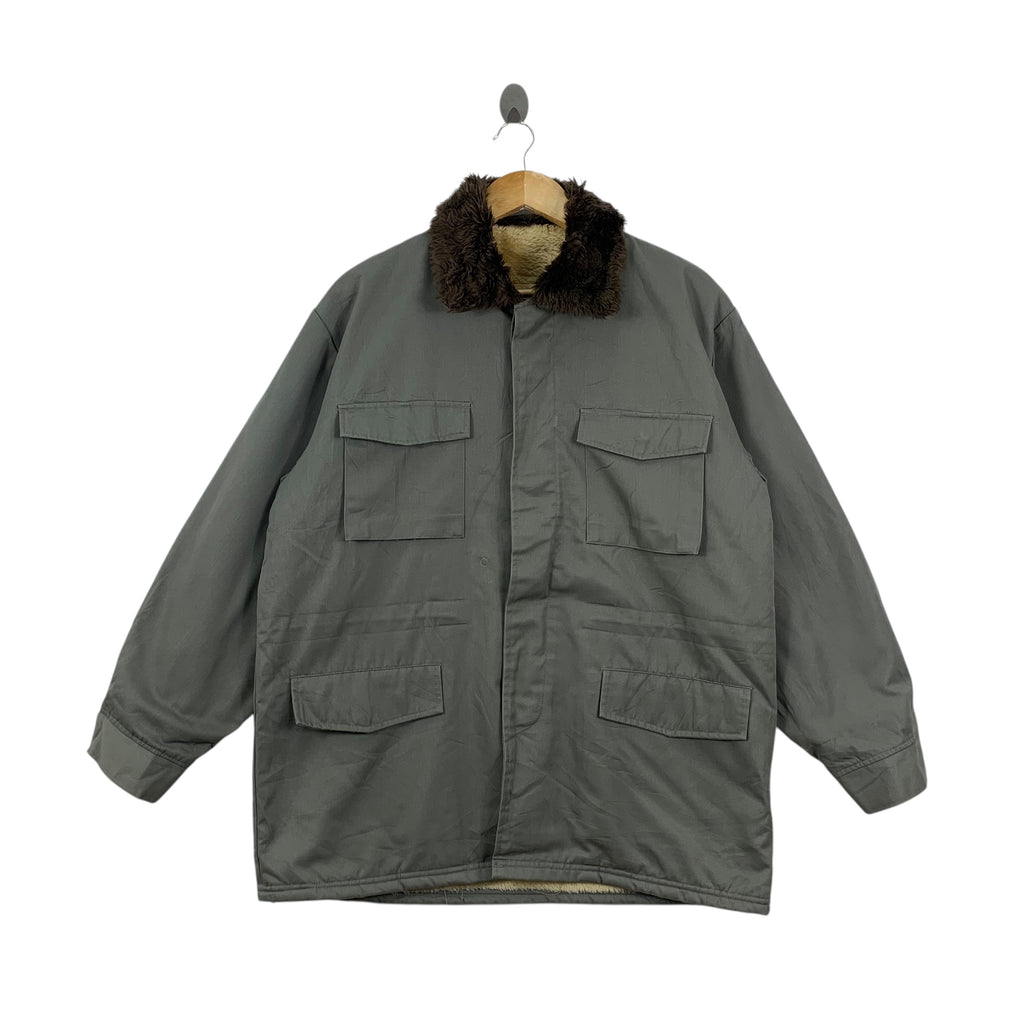 Vintage 1985 TOKYO NISSEI SHOKO Designer Barak Chore Jacket Heavy Coat Therma Lining