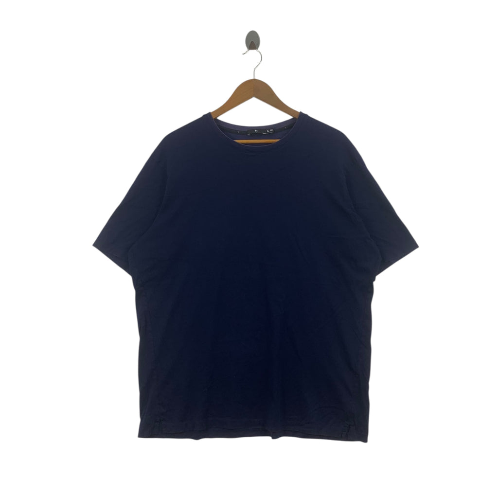 JIL SANDER x UNIQLO +J Collection Plain Navy Baggy Tee Shirt Top Minimalist Design