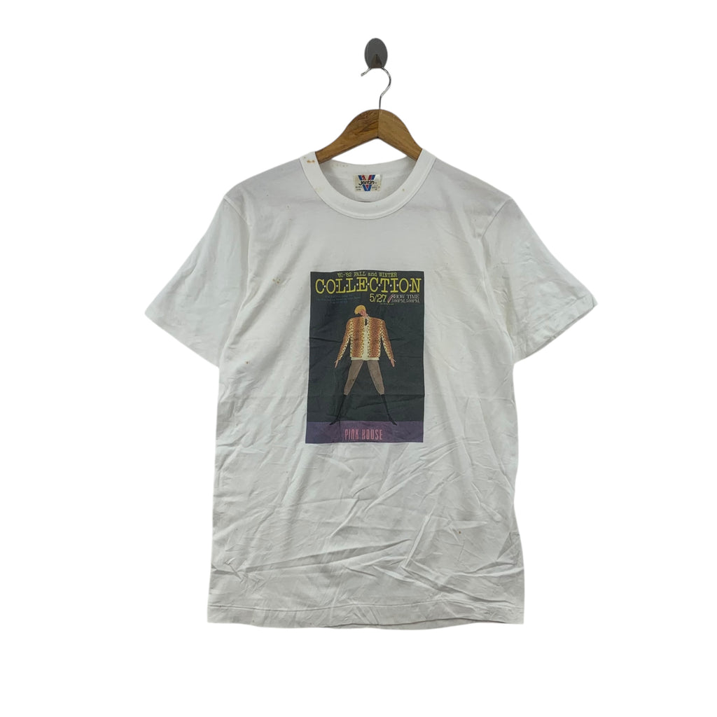 Vintage 82 PINK HOUSE F/W Collection Takahiro Kuronuma Tee Shirt Top Walk Way Fashion