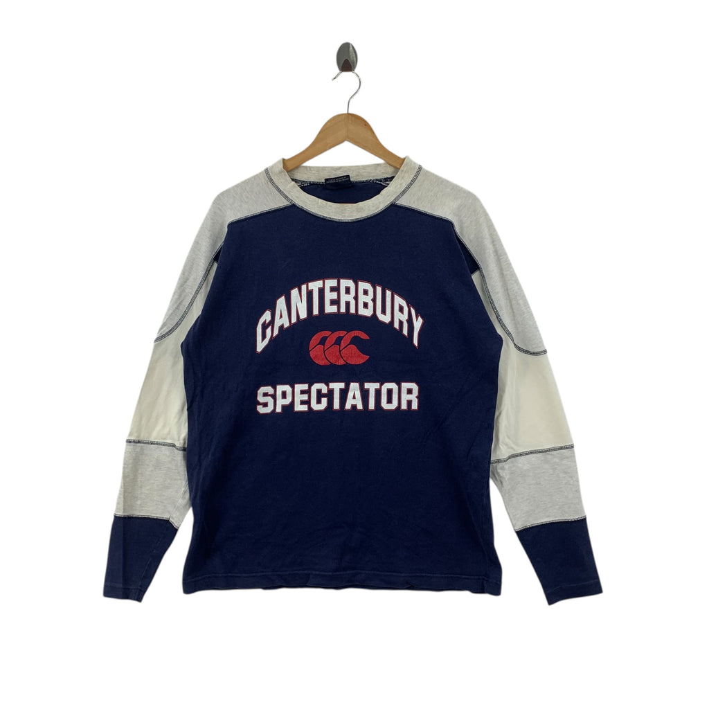 Vintage CANTERBURY NEW ZEALAND Spectator Rugby Jersey Tee Shirt Top 7 Sided World Cup