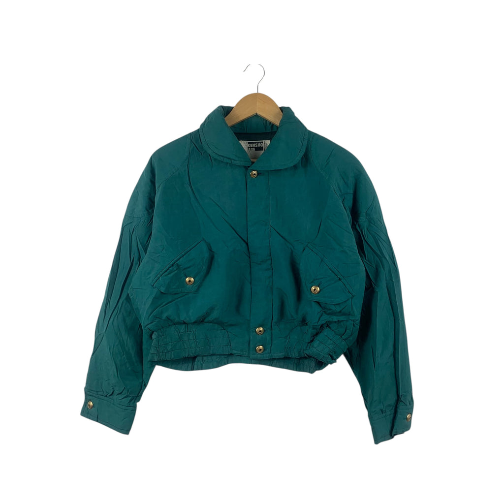 Vintage KENSHO ABE A/W Collection Cropped Bomber Jacket Windbreaker Coach