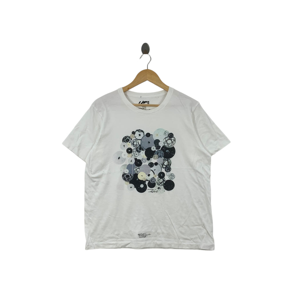 UT UNIQLO x FUTURA Abstract Expressionist Bubble Cluster Tee Shirt Top Illustration Artistic Space