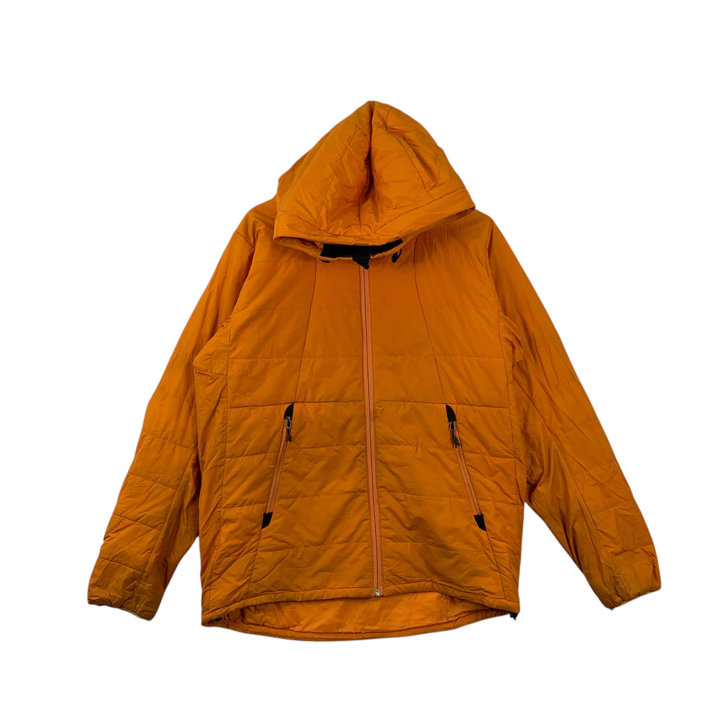 X-UNITED JAPAN Gorp Core Quilted Puffer Skit Orange Jacket Hoodie Windbreaker