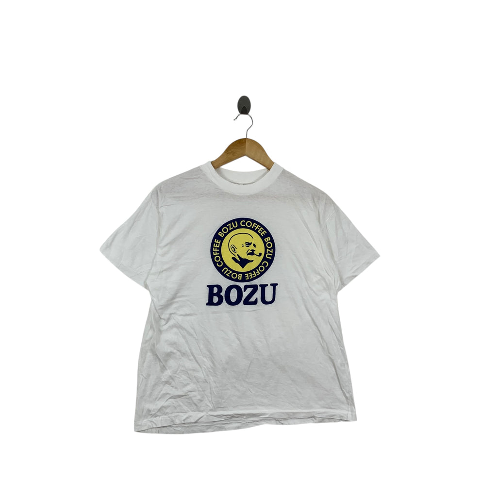 Vintage 80’ BOZU COFFEE JAPAN Shounji Temple Tee Shirt Top Zen Garden