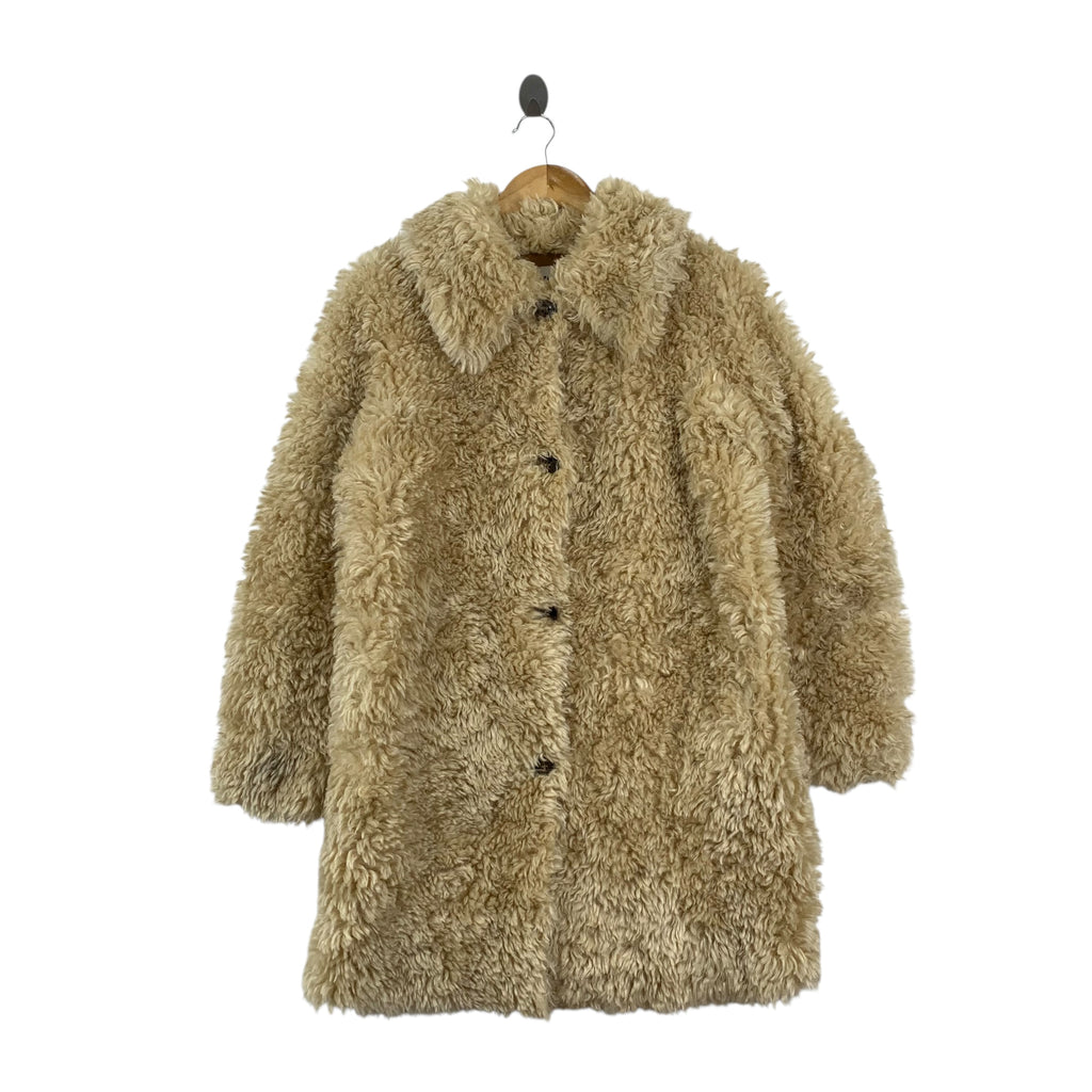 ZARA FAUX FUR Collection Winter Heavy Parka Jacket Outdoor Trench Coat