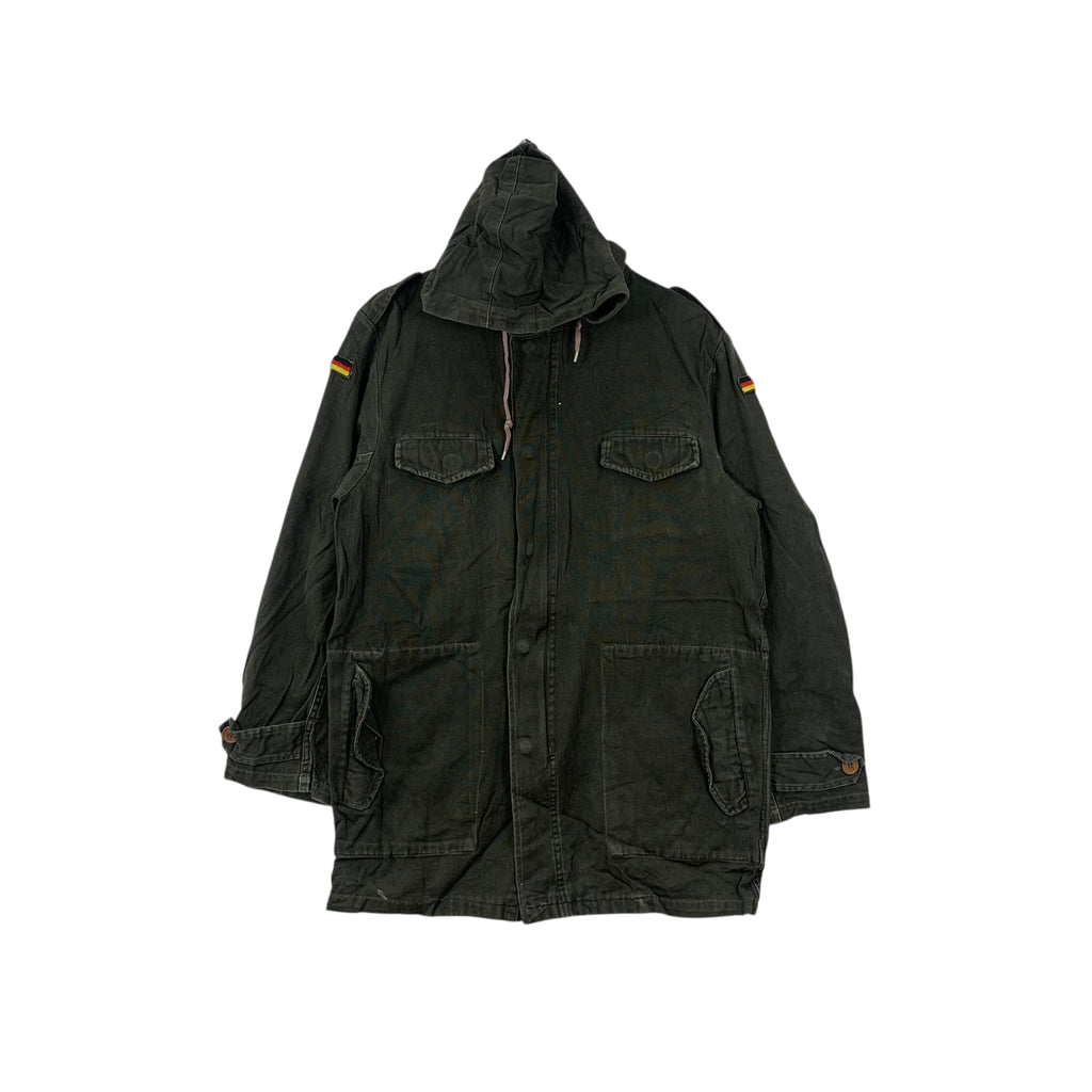 Vintage SCHWARZ GUMU GERMANY Military M-65 Field Jacket Parka Coat Outdoor