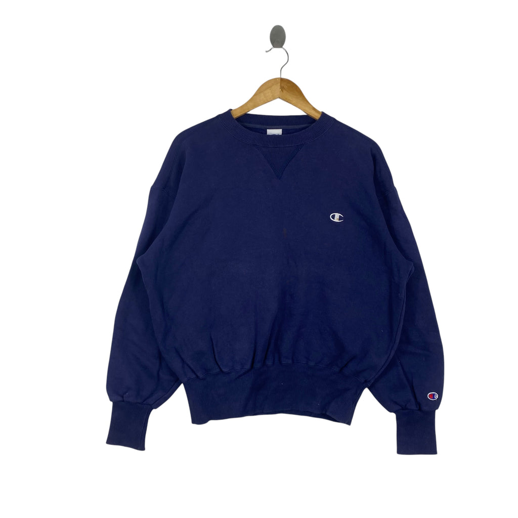 Vintage CHAMPION Crewneck Sweatshirt Classic Reverse Weave Style Minimalist