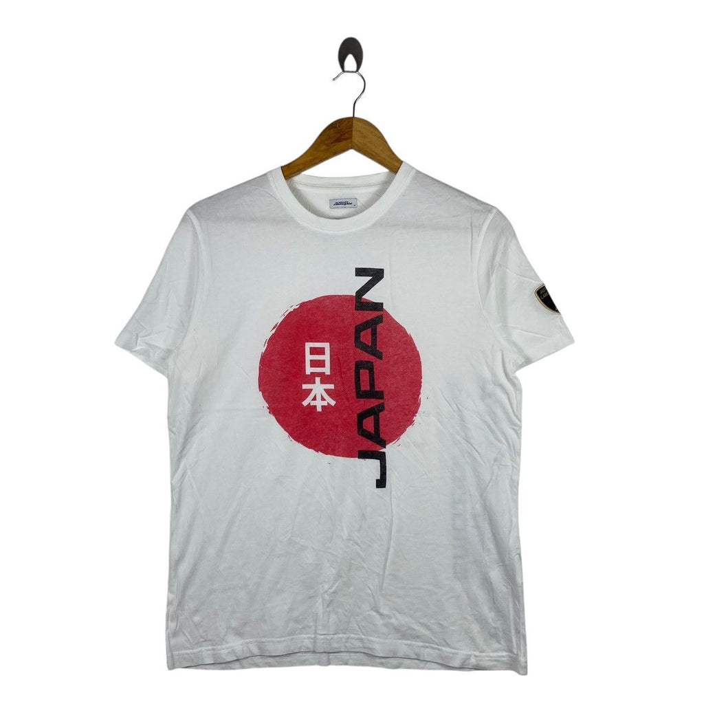 LAMBORGHINI AUTOMOBILI PROGETTATA Japan Store Tee Shirt Top Collection Motorsport