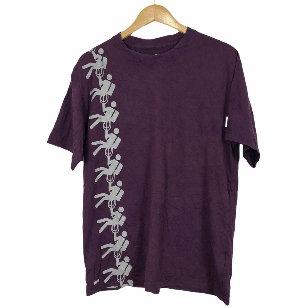 Vintage NIKE PURPLE Tee Shirt Pullover Sweatshirt Shortsleeve