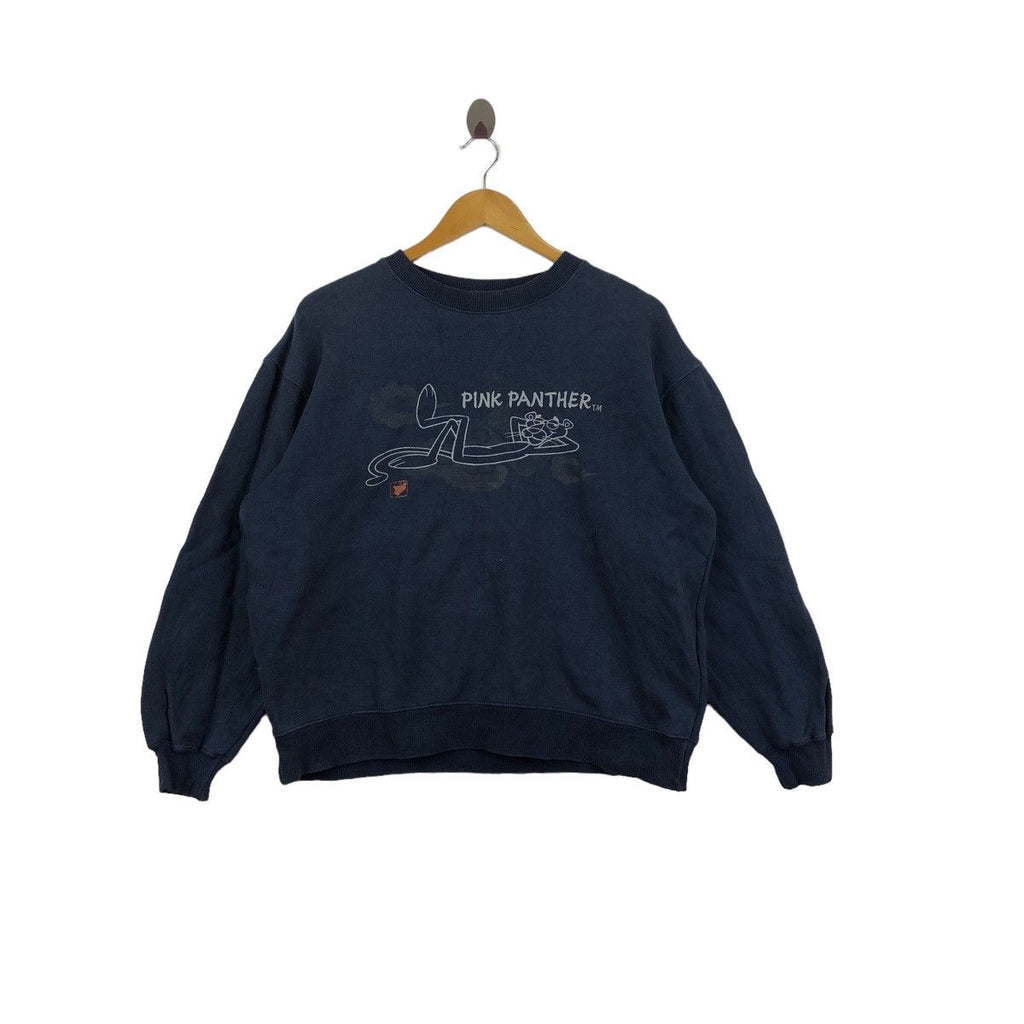 Vintage 2004 PINK PANTHER CARTOON Sleepy Dream Sweatshirt Sweater Pullover Jumper