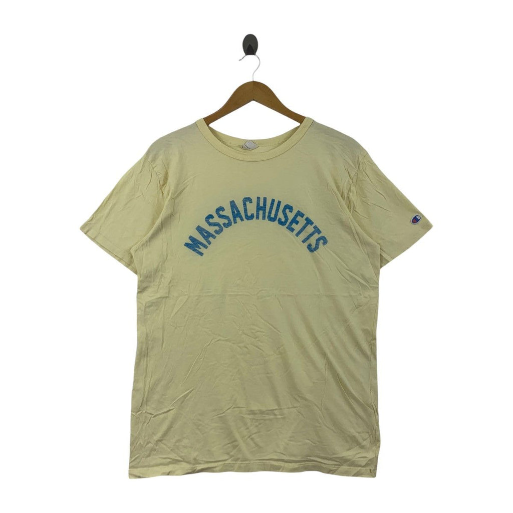 Vintage CHAMPION MASSACHUSETTS UNIVERSITY Tee Shirt Top Collegiate