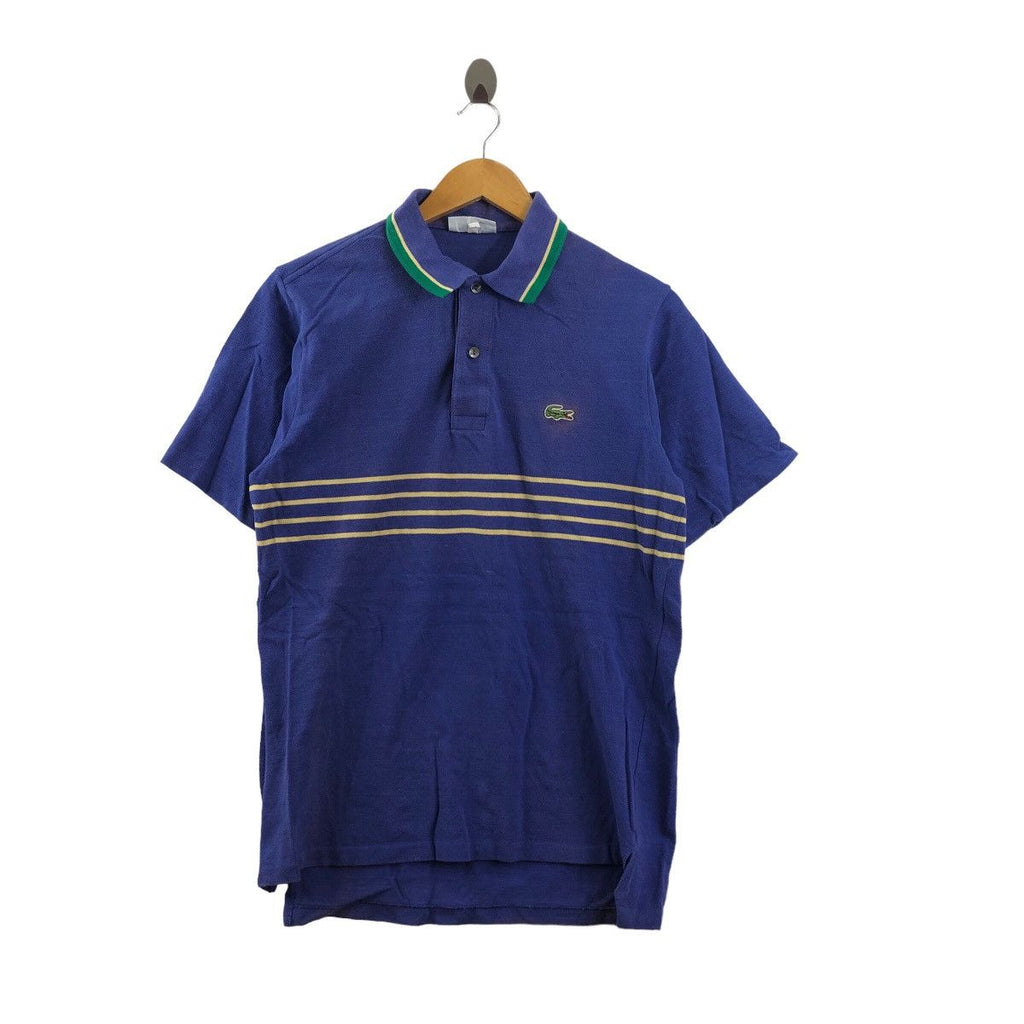 Vintage LACOSTE CHEMISE Made In France Polo Tee Shirt Ringer Tennis