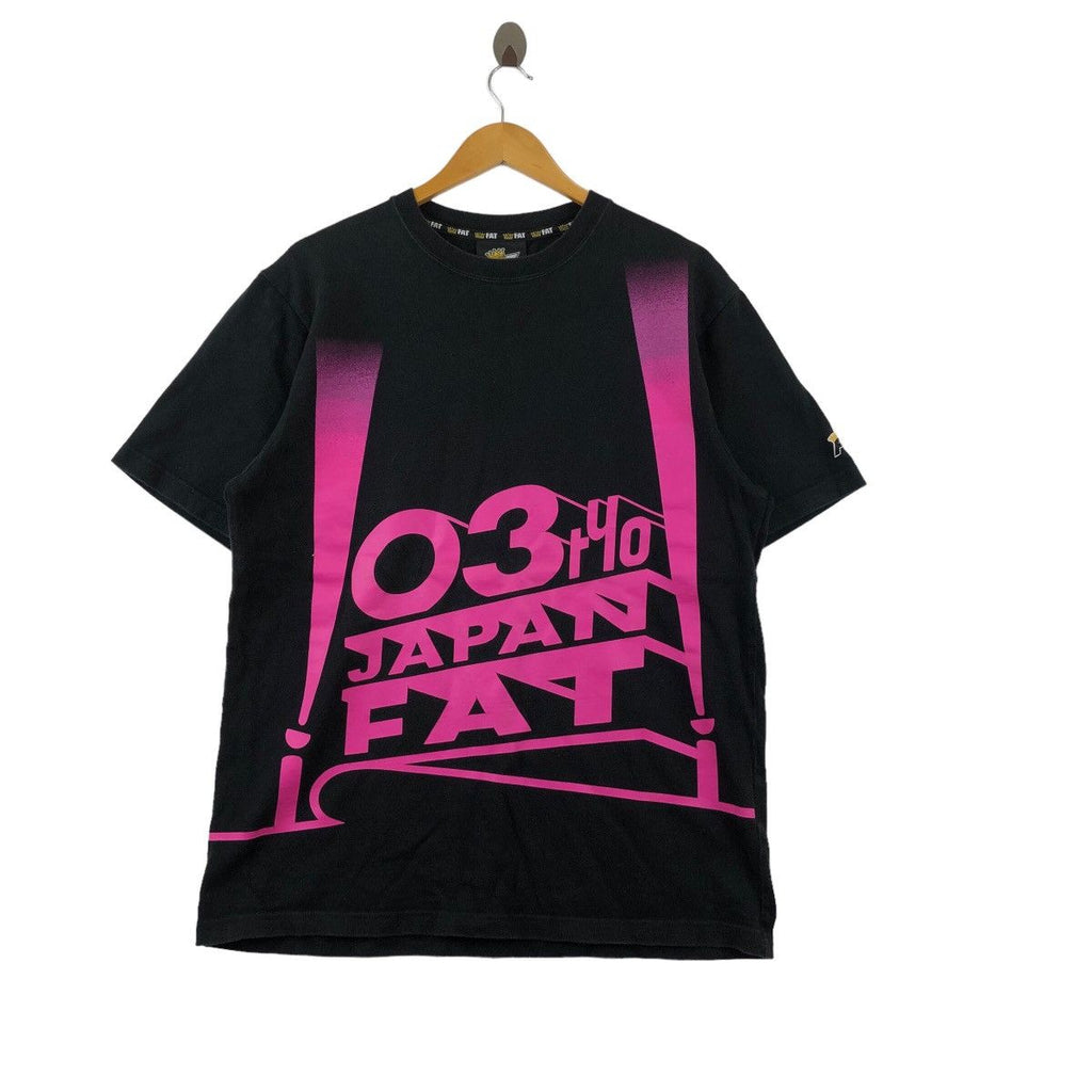 Vintage FAT TM FATYO JAPAN Graffiti Hip Hop Century Fox Tee Shirt Streetwear