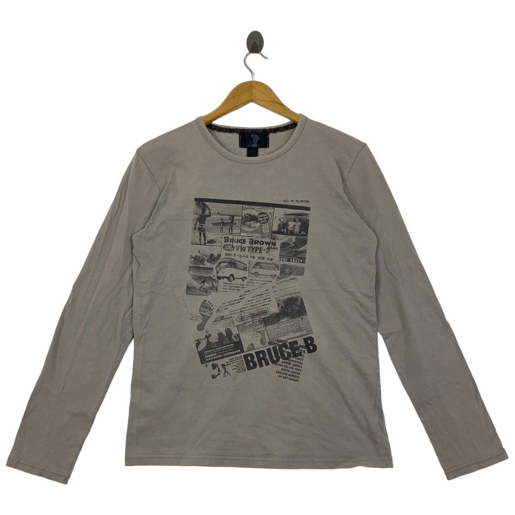 MOVIE SLIPPERY WHEN WET Bruce Brown Film Tee Shirt Top Surf Live