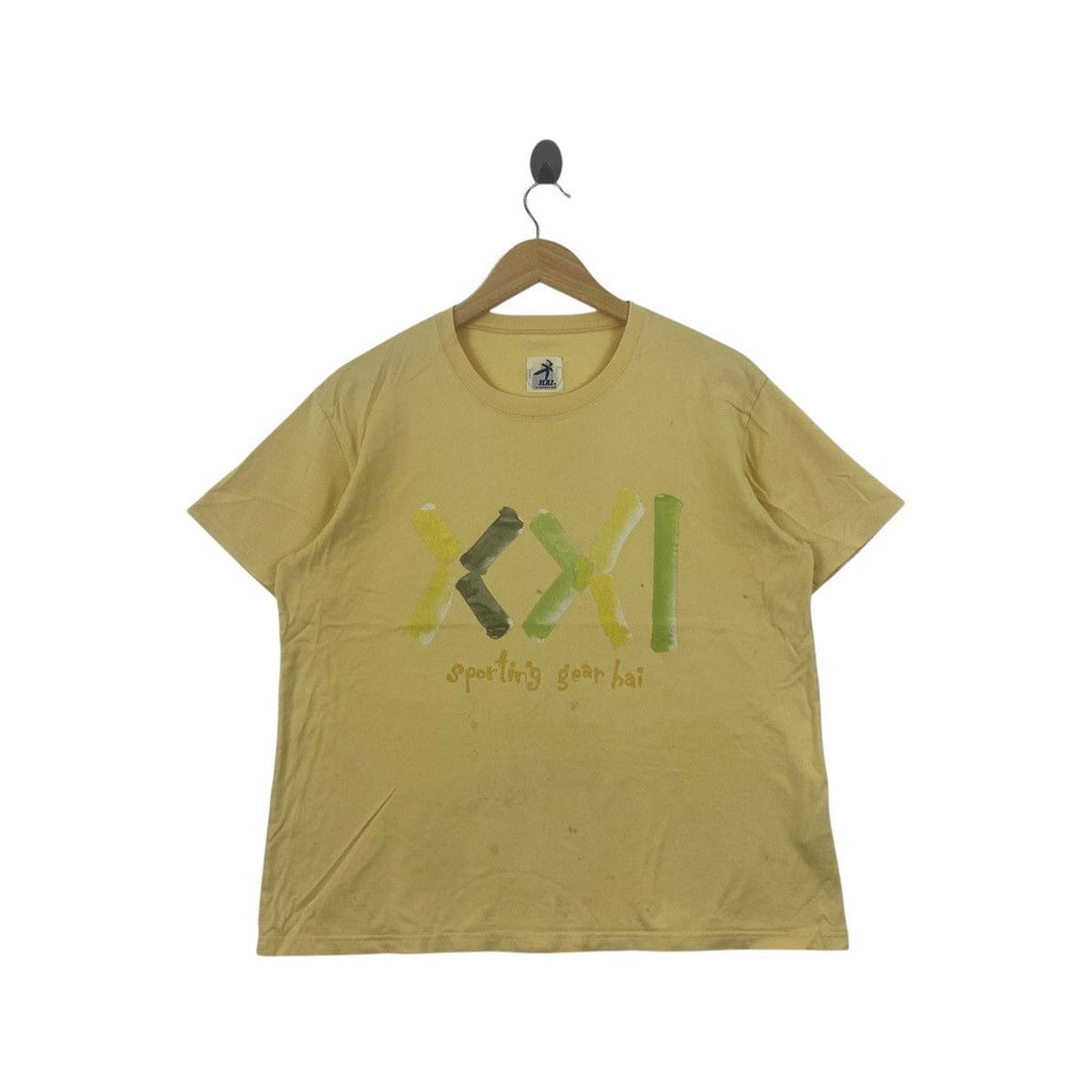 Vintage HAI SPORTING GEAR Issey Miyake Distress Tee Shirt Top Tsumori Chisato Era