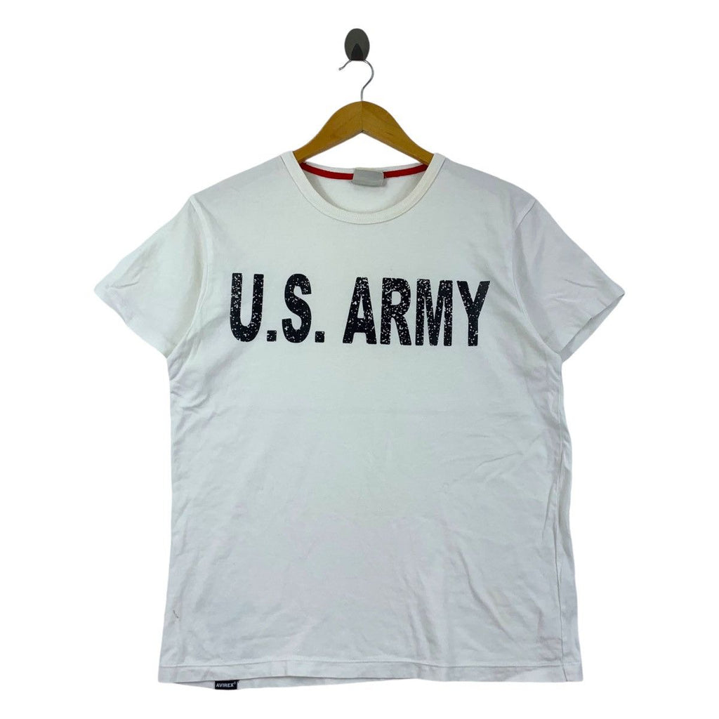 AVIREX US ARMY Flight Deck Crewman Tee Shirt Top Air Force