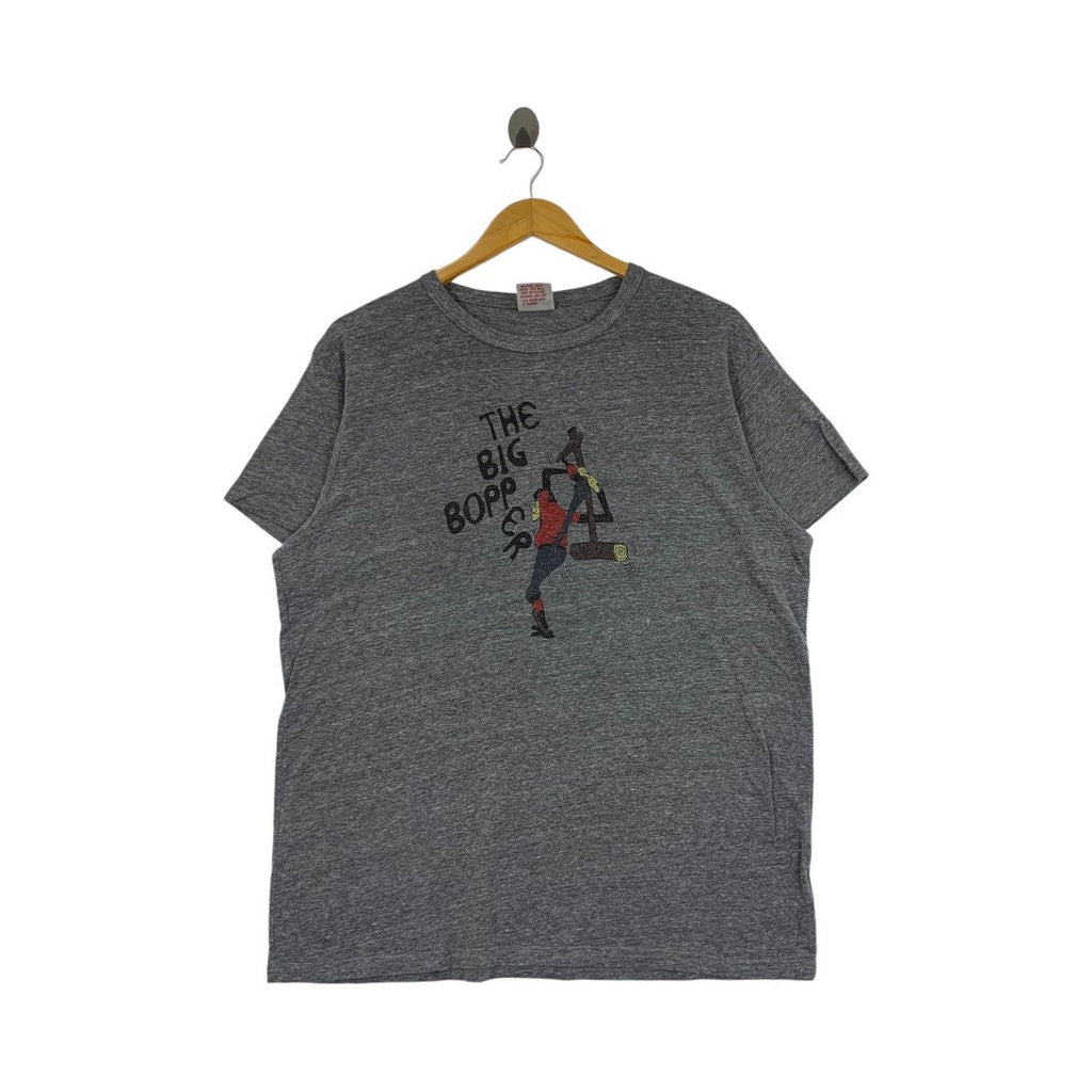 Vintage THE BIG BOPPER American Disc Jockey Tee Shirt Top Cartoon Artwork
