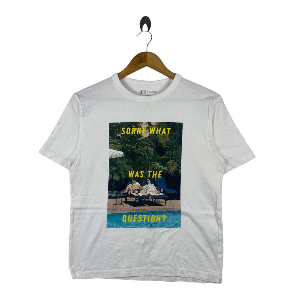 SOFIA COPPOLA x UNIQLO The Bling Ring Sorry Question Tee Shirt Top Movie Film