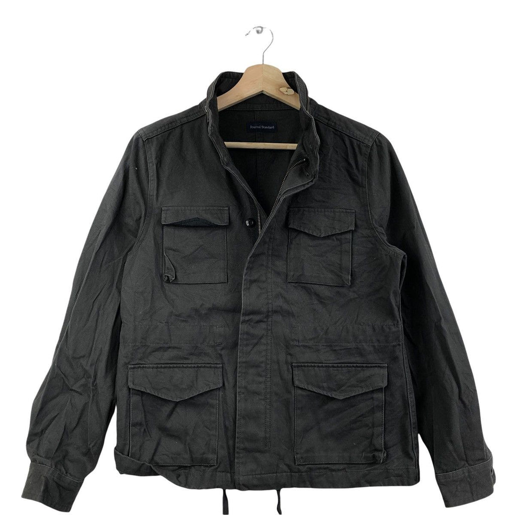 Vintage JOURNAL STANDARD JAPAN Chore Tactical Jacket Flight Denim Jeans Punk Rebel