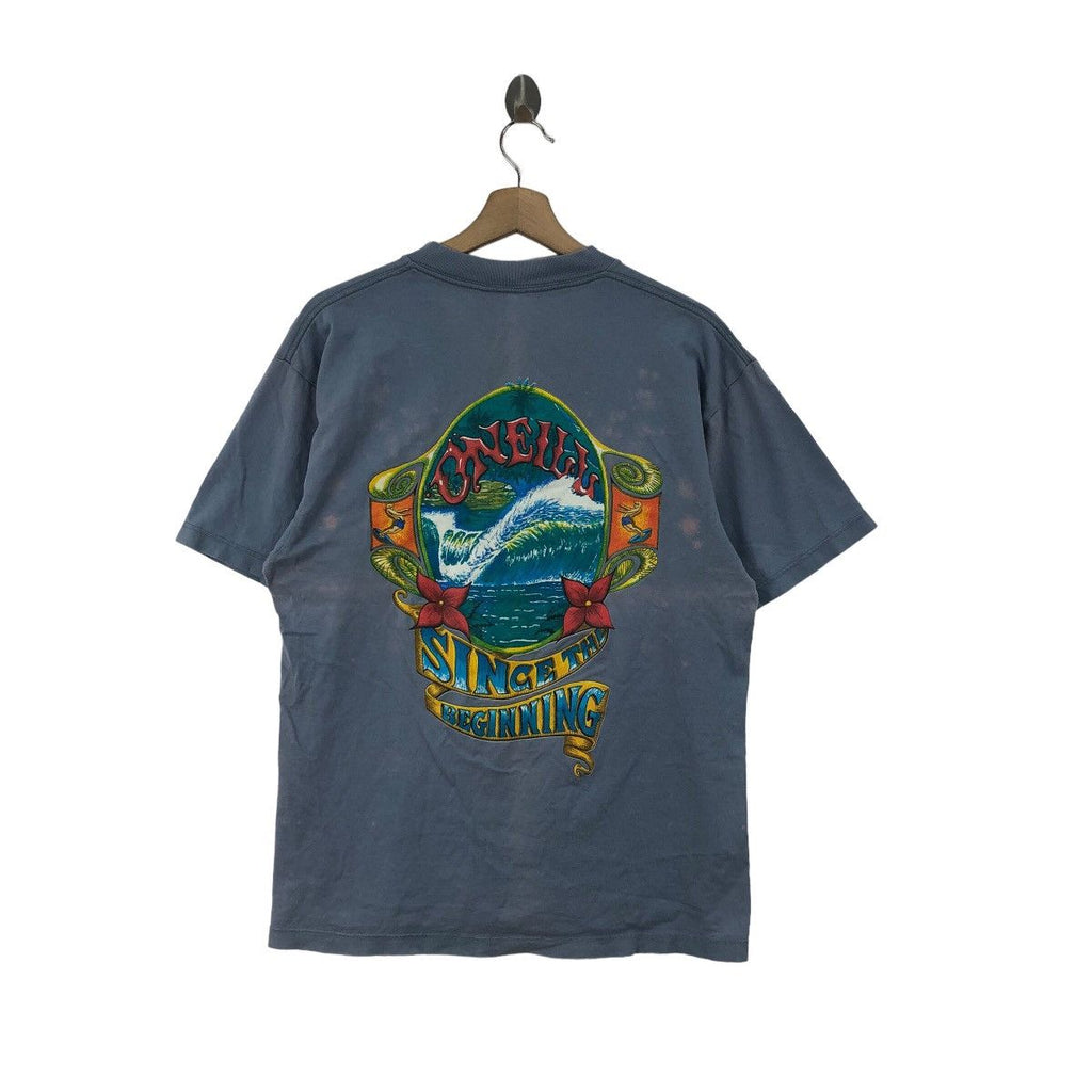 Vintage ONEILL SURFING Since Beginning Trashed Tee Shirt Hawaii Summer Honolulu
