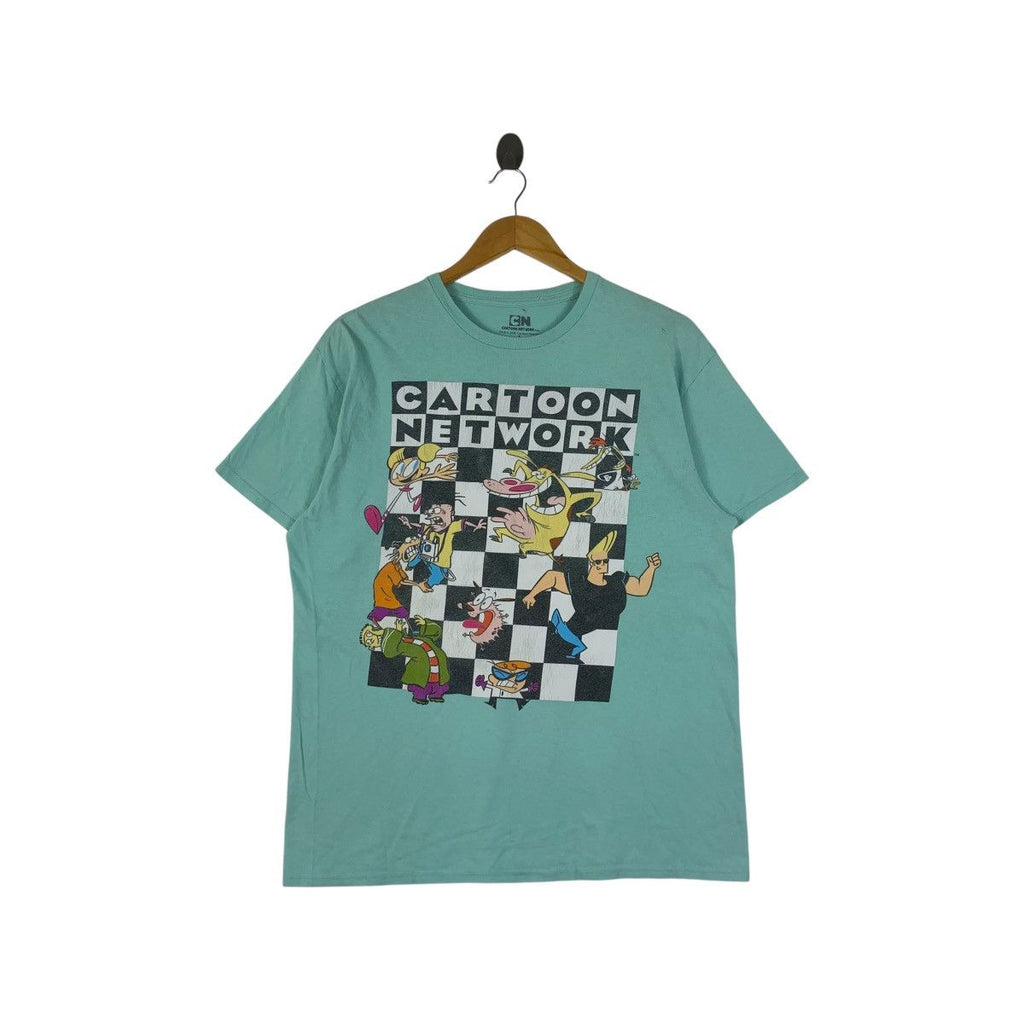 CARTOON NETWORK SHOWS Dexter Johnny Bravo Tee Shirt Top Defund Television