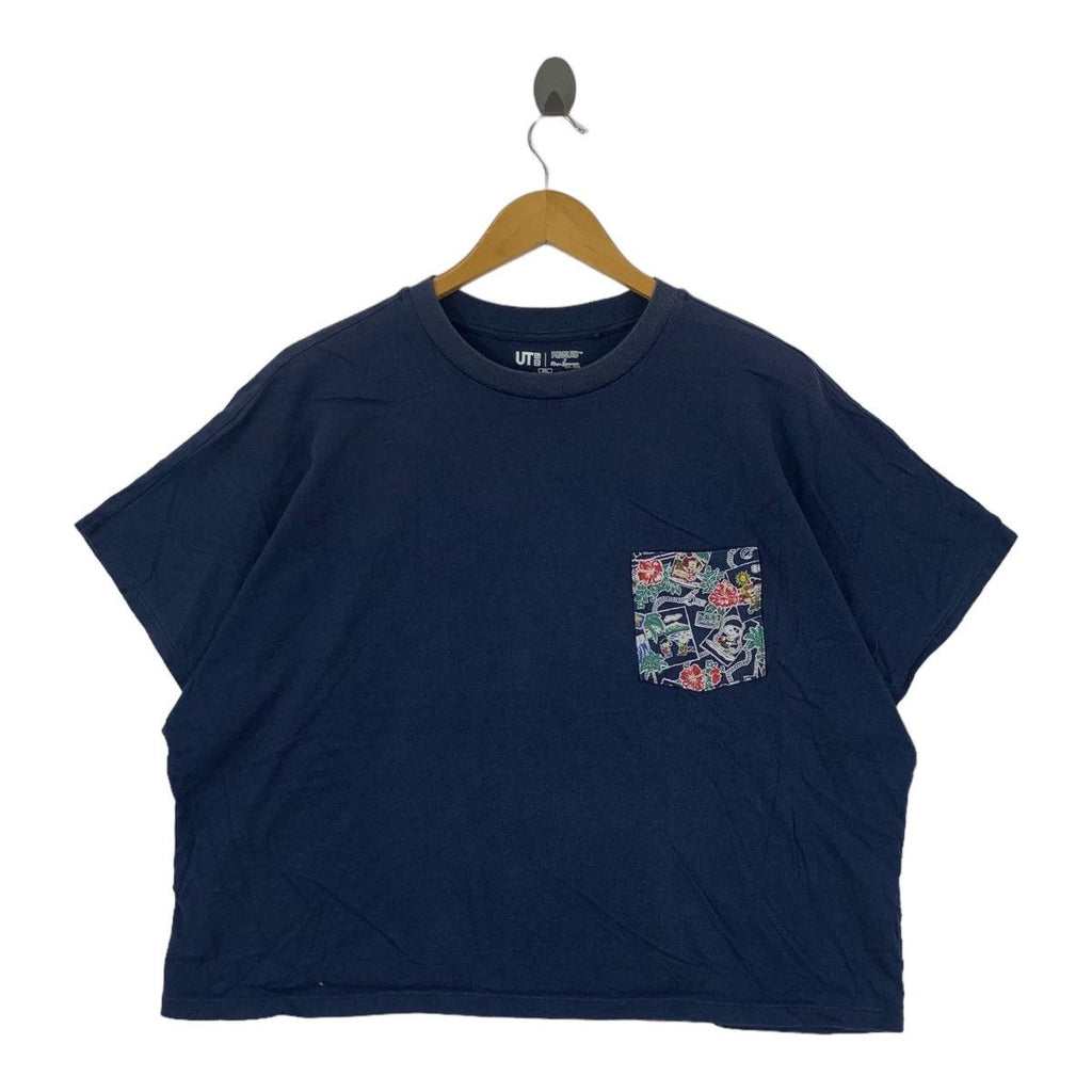 REYN SPOONER x UNIQLO x PEANUTS Cropped Tee Shirt Top Beach